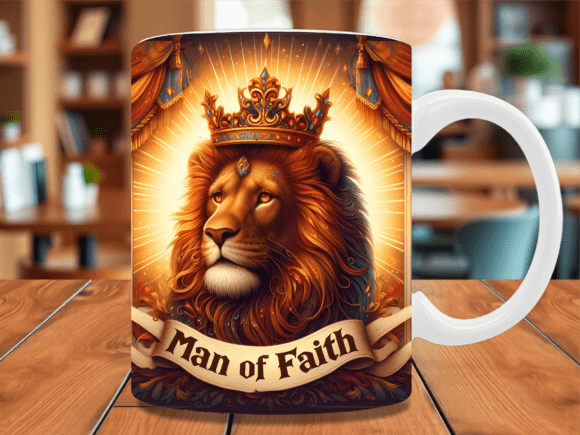 Download Christian King Lion Man of Faith Mug - King Collection