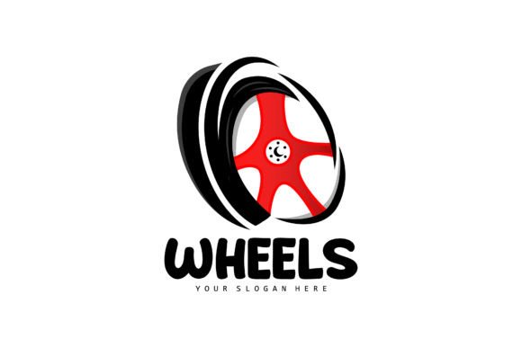 Download Tire Wheel Logo, Automotive Parts Vector - Automotive Collection