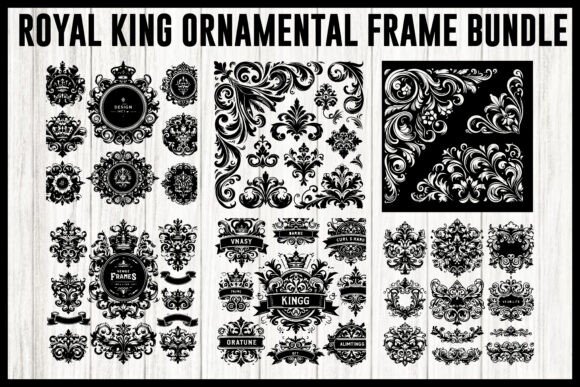 Download Royal King Ornamental Frame Bundle - Premium Resources