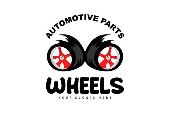 Download Tire Wheel Logo, Automotive Parts Vector - Automotive Collection